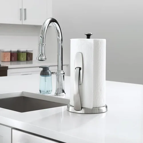 Vista 9 de Buen agarre simplemente papel higiénico, acero inoxidable OXO, Acero, Stainless, Paquete de 1