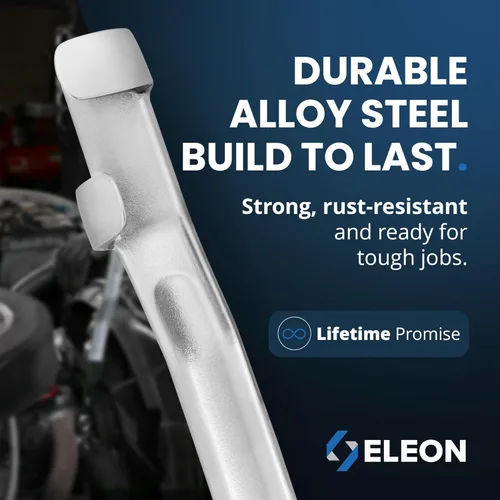 Vista 6 de Barra de herramienta extensora de llave Rhino - Extensión de llave extra larga de 15 pulgadas para máxima palanca - Multiplicador de par con guantes