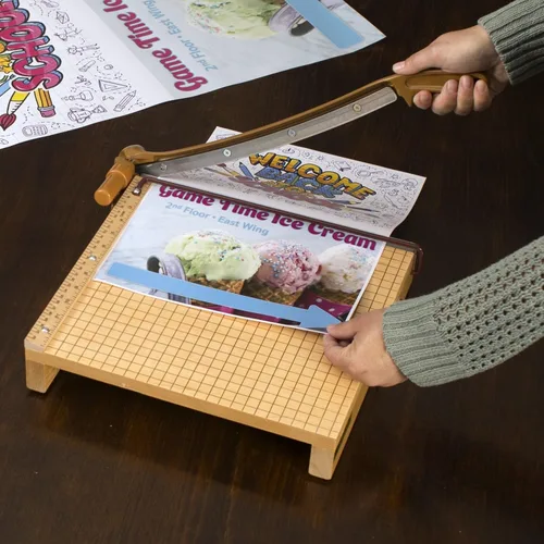 Vista 6 de Swingline cortadora de papel/Cutter, guillotina, longitud de corte de 12", Capacidad 15 Hojas, Corte Clásico ingento cl500 m (1132)