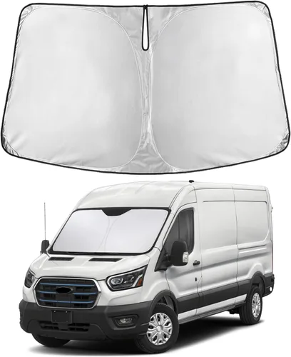 Vista 45 de EcoNour - Parasol plegable para parabrisas de Toyota Tacoma 2016-2025 2026, accesorios para camioneta de 2 puertas y 4 puertas, protector de visera
