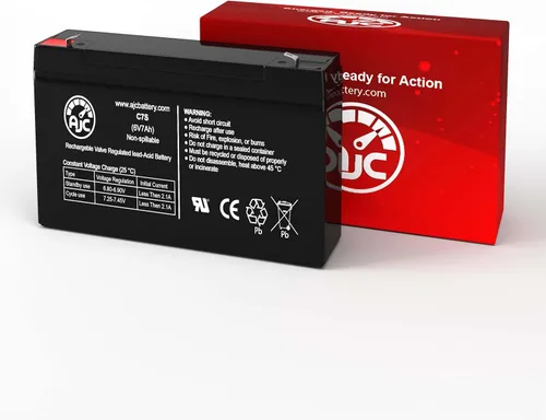 Vista 2 de AJC Batería compatible con Kid Trax Avigo Audi R8 Spyder GT 5F62630 6V 7Ah Ride-On Batería de juguete