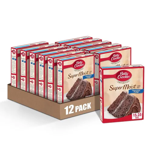 Vista 24 de Betty Crocker Delights Mezcla de pastel de vainilla francesa súper húmeda, 13.25 onzas