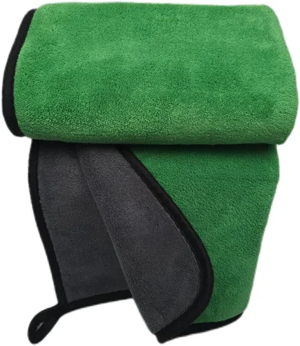 Vista 5 de SOFTBATFY Toalla de limpieza de microfibra para automóvil, ultra suave, grande, gruesa y de secado rápido, 800 GSM, encerado, limpieza automática