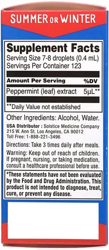 Vista 2 de Ricqles Suplemento dietético de aceite de menta (apoya la digestión saludable, comodidad intestinal) (1.69 onzas líquidas) (3 botellas)