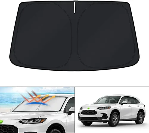 Vista 23 de KUST Parasol para parabrisas para BMW X1 F48 2016, 2017, 2018, 2019, 2020, 2021, 2022, accesorios de ajuste personalizado, parasol plegable