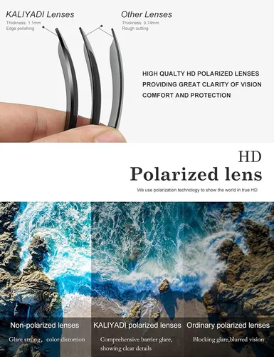 Vista 4 de Gafas de sol polarizadas para hombre y mujer gafas de sol unisex para conducir protección UV múltiples opciones de paquete