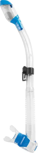 Vista 8 de Cressi Adult Diving Dry Snorkel with Splash Guard and Top Valve - Supernova Dry: Designed in Italy