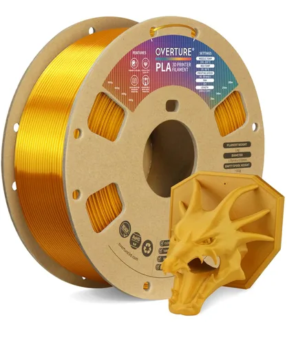 Vista 51 de OVERTURE - Filamento PLA 1/16 pulgadas, consumibles para impresora 3D, carrete de cartón de 2.2 libras, precisión dimensional +/- 0.0008 pulgadas