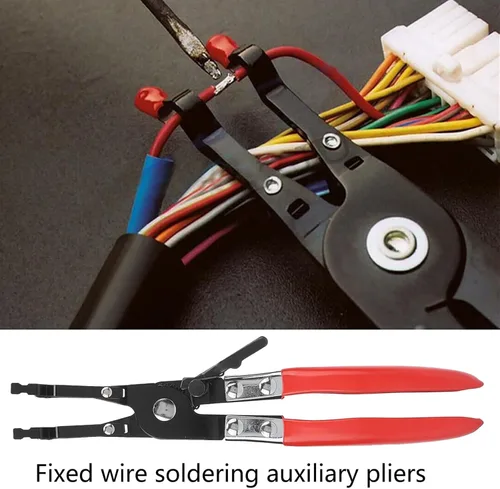 Vista 4 de Watris Veiyi Alicates de soldadura, Abrazadera de soldadura de alambre de metal, Alicates de ayuda de recogida, Herramienta de abrazadera de soporte