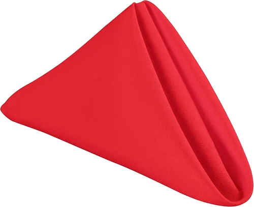 Vista 11 de GEFEII Servilletas de tela de poliéster sólido de 18 x 18 pulgadas para mantel rectangular redondo y cuadrado para boda, fiesta, restaurante