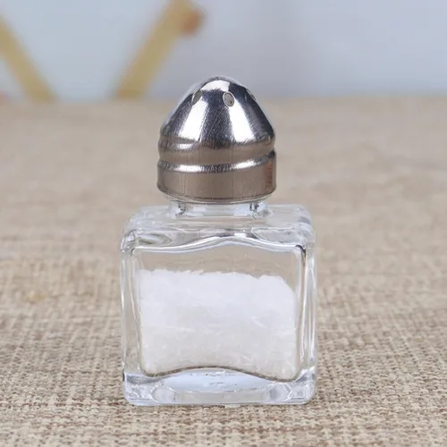 Vista 2 de HEMOTON Mini tarro de especias terrarios traje negro mini terrario condimento frascos mini decorativo barbacoa botella pimienta mini sal sal botella