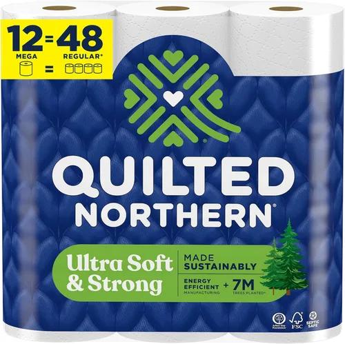 Vista 17 de Quilted Northern Papel higiénico ultra suave y fuerte, 12