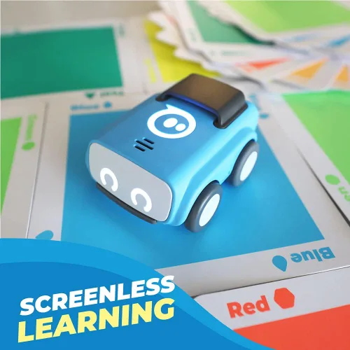 Vista 3 de Kit de aprendizaje en casa Sphero Indi - Robot de codificación sin pantalla para niños de 4 años en adelante - Construye laberintos, aprende