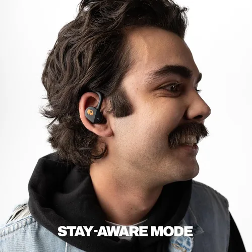Vista 4 de Skullcandy Push Play Active Auriculares Inalámbricos, Auriculares Bluetooth, Ajuste con Aislamiento de Ruido, Batería de 34 Horas, Gancho de Ajuste