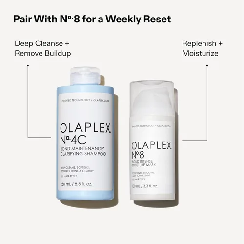 Vista 10 de Olaplex Nº.4C Bond Maintenance™ Clarifying Deep Cleansing Shampoo Removes Damage Causing Impurities & Buildup Helps Restore Color vibrancy For