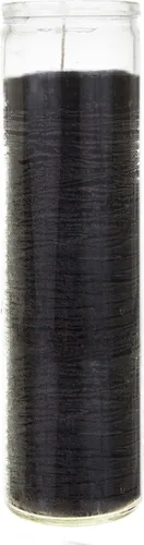 Vista 20 de Mega Candles 1 vela de oración devocional de vidrio de 7 colores sin perfume, vela de cera vertida a mano de 2 x 8 pulgadas, santuario, vigilias