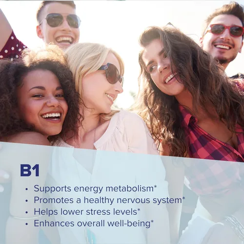 Vista 6 de Superior Source Vitamina B1 (tiamina), 100 mg, tabletas microlingües de disolución rápida debajo de la lengua, 100 unidades, aumento del metabolismo