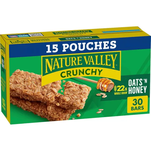 Vista 11 de Nature Valley Barras de granola crujientes, avena y miel, 12 unidades, 8.94 oz (6 bolsas)