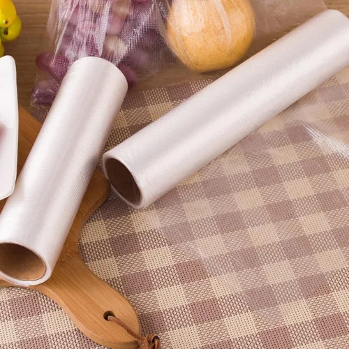 Vista 6 de Bolsas de almacenamiento de alimentos de 12 x 16 pulgadas, bolsa de plástico transparente, bolsas de plástico desechables para alimentos y verduras