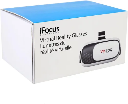 Vista 3 de iFocus Electronics Gafas de Realidad Virtual, 4.5 pulgadas, Blancas