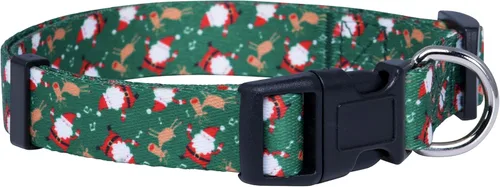 Vista 5 de Native Pup Collar de Perro con Bandera Americana - Rojo, Blanco y Azul - Collares Patrióticos para el 4 de Julio, EE.UU. - Ajustable para Perros