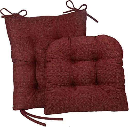 Vista 21 de Klear Vu Omega - Juego de cojines para silla mecedora antideslizante, ensamblado en EE. UU., acolchado grueso y diseño capitoné, incluye cojín