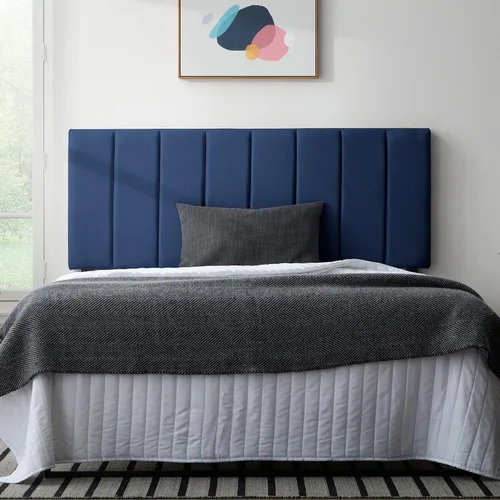 Vista 21 de Lucid Cabecera tapizada de altura media - Capitoné de diamante - Poliéster acolchado - Altura ajustable de 34" a 46" - Fácil montaje - Marco de cama