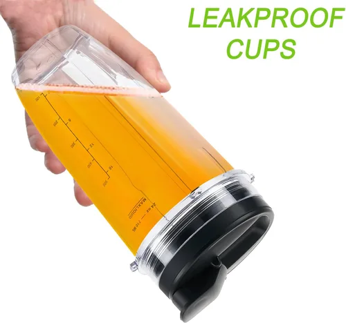 Vista 7 de Cuchilla de repuesto para licuadora hembra de 6 aletas y vasos de 24 onzas compatibles con licuadoras Ninja Auto iQ.