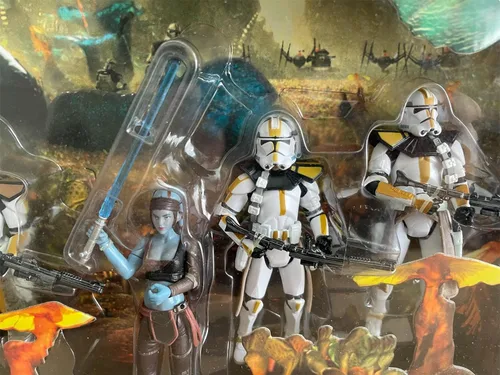 Vista 5 de Star Wars 2007 Exclusivo 30 Aniversario Traición en Felucia 5 Figuras Battlepack