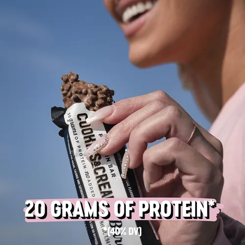 Vista 5 de Barebells - Paquete combinado de barra de proteínas sabor cookies & cream y caramelo de anacarado (caramel cashew), de 1.94 onzas (Paquete de 24)