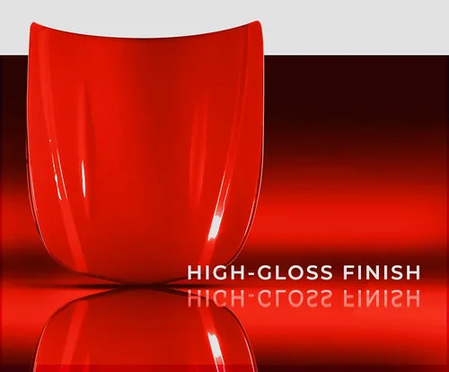 Vista 7 de VViViD + Rollo de película de repuesto de vinilo rojo de carreras ultra brillante con tecnología de liberación de aire nano, forro protector