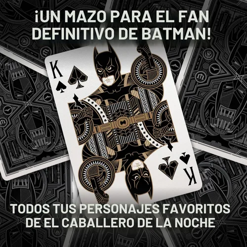Vista 4 de theory11 Cartas de Juego Premium de la Trilogía de El Caballero Oscuro - Baraja de Tema de Batman con Licencia Oficial