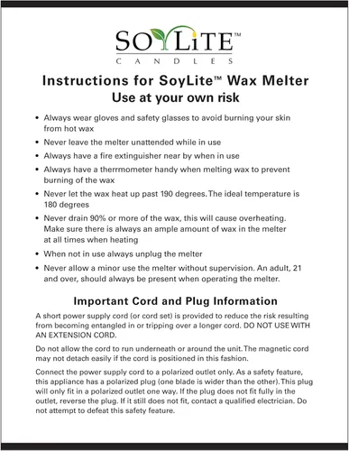 Vista 6 de Derretidor de cera para hacer velas, tiene capacidad para aproximadamente 7 cuartos de galón o 14 libras de cera derretida, el derretidor de cera
