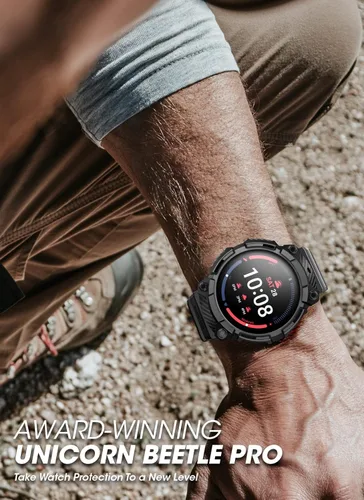 Vista 6 de SUPCASE para Samsung Galaxy Watch 5 Pro 45mm Banda con Estuche (Unicorn Beetle Pro), [Protección contra caídas de grado militar] [Antiarañazos]