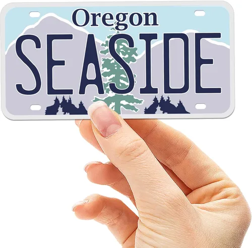 Vista 8 de Calcomanías de Matrícula de Oregon, Elige tu Ciudad del OR Adhesivo para Parachoques - Calcomanía del Noroeste del Pacífico para Hydroflask (Ashland)