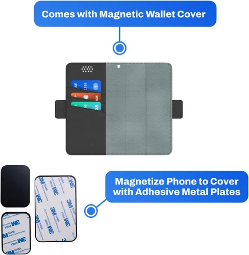 Vista 3 de DefenderShield Bloqueador universal E M F para cubierta de teléfono celular, delgado y ligero bloqueador de radiación de espectro completo