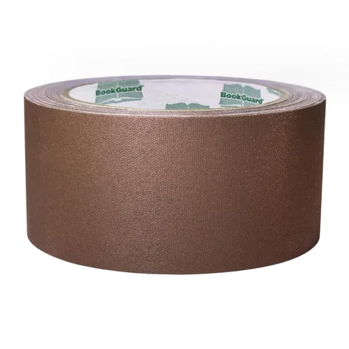Vista 49 de BookGuard Cinta de Tela Premium para Reparación de Encuadernación de 1 pulgada, 15 Yardas por Rollo, Marrón