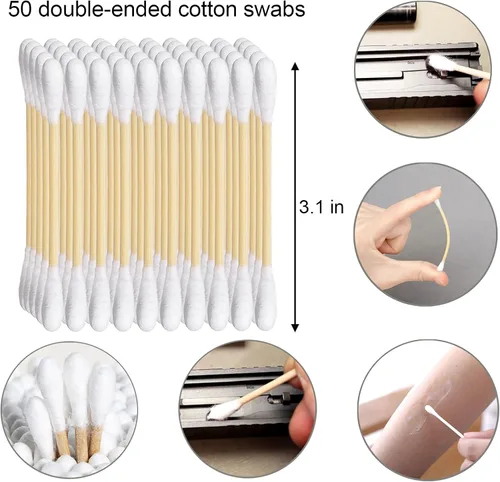 Vista 5 de Kit de limpieza de pistola de 0.354 in, kit de limpieza de pistola para .357 .38 con cepillo de bronce, adaptador Jag de latón, botella vacía