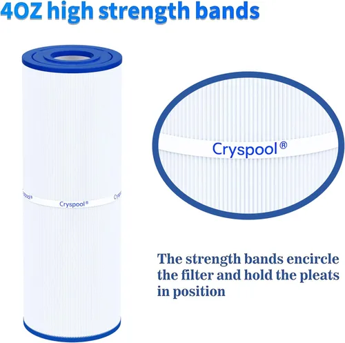 Vista 5 de Cryspool® 05007 Filtro compatible con C-5374, PLBS75, R173600, 303433, 107092, 817-0015, S2/G2 Spa 75 pies cuadrados, FC-2971, cartucho de filtro