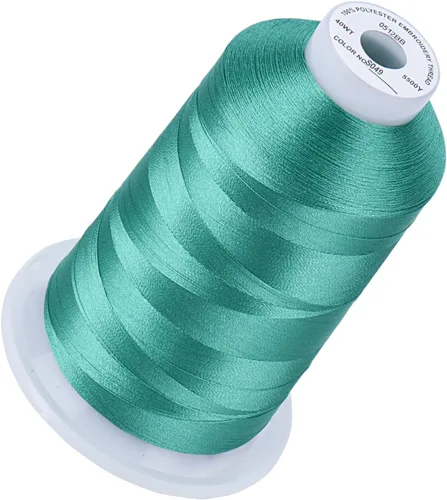 Vista 44 de Simthread 5500 yardas de hilo de bordar, 5000M de alto rendimiento 40WT 100% poliéster – Más de 170 colores vívidos, clasificado de alta velocidad