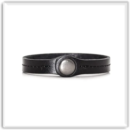 Vista 3 de Xusamss Pulsera de cuero Punk Rock Snap
