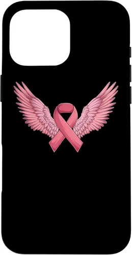 Vista 19 de Pink Ribbon Wings Breast Cancer Awareness Case for iPhone 17