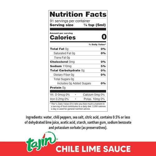 Vista 3 de Tajin Salsa picante suave 15.38oz (paquete de 2)