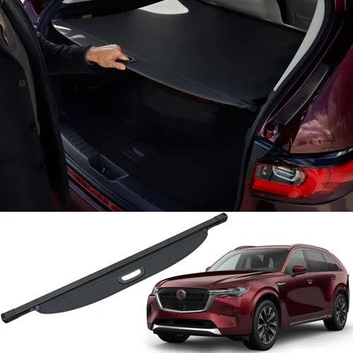 Vista 9 de Vesul, cubierta retráctil para baúl trasero compatible con Toyota RAV4 2013-2018, protector de seguridad, pantalla de privacidad para equipaje
