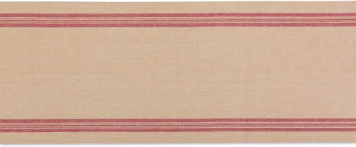 Vista 3 de DII Table Top Décor Collection - Camino de mesa de primavera y verano, 14x72 pulgadas, estampado de rayas de Oporto Oporto Stripe