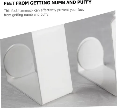 Vista 3 de STOBOK Hamaca ajustable para patas de escritorio, hamaca con reposapiés para escritorio, fácil de colgar para uso en la oficina