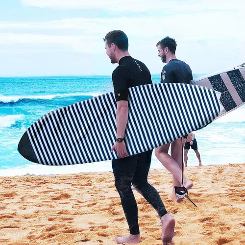 Vista 6 de UCEDER Funda de calcetín para tabla de surf, bolsa elástica ligera para protección solar, funda plegable para calcetines de tabla de surf, perfecta
