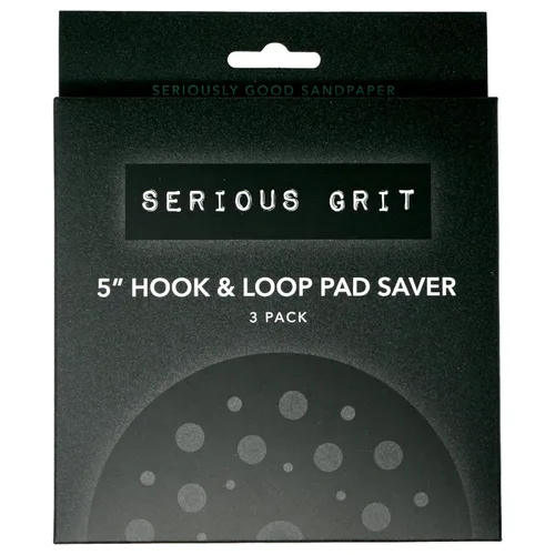 Vista 2 de Serious Grit - Protector de almohadilla de 5 pulgadas (4.921 in) para lijadoras de gancho y bucle - Protege la almohadilla de respaldo y mejora