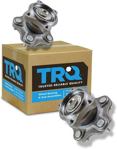 Vista 181 de TRQ Juego de 2 rodamientos de rueda delantera y conjunto de cubo compatible con Tesla 3 2020 Y 2018-2019