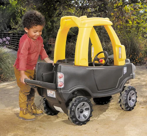 Vista 3 de Little Tikes – Camión acogedor para montar en color negro